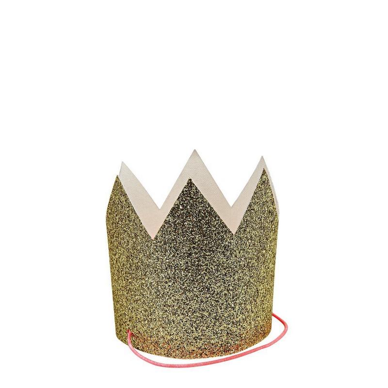Meri Meri Gold Glitter Party Crown Set - Janie And Jack